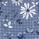 Látka - Dita Modrá,Bílá 48/410 šířka 140 cm