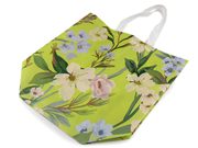 Taška z laminované netkané textilie květy velká 50x40 cm