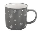 Hrnek keramický VLOČKA O0350 - dia 9,8 x 9,8 cm