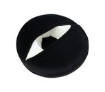 Povlak na sedák anatomický z Líné - Visco pěny - POUZE POVLAK Černá 48/999 průměr 40 cm, výška 10 cm