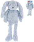 PLYŠ Zajíček modrý 37cm dlouhé nohy Mini Club