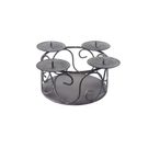 Adventní svícen K4306 - 15 x 15 x 8 cm（19 x 19 x 8 cm）