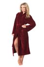 Vínový Dámský Župan Tampa - Model 21 49 3651
