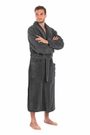 Bavlněný župan s límcem Athena antracitový 21 16 9551