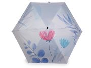 Dámský mini skládací deštník květy