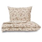 Krepové povlečení Kvítí béžové