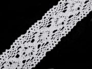Bavlněná krajka / vsadka paličkovaná šíře 40 mm METRÁŽ