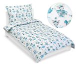 Povlečení bavlněné Junior Modrá,Bílá 90/095 140x200, 70x90 cm