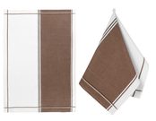Kuchyňská utěrka 1 ks Hnědá,Bílá 165B