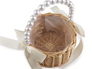 Svatební proutěný košíček pro družičky