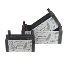 Dřevěný obal s plastem D7071/C - 36 cm