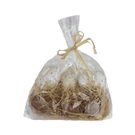 Dekorační vajíčka, 6 ks X4698 - dia 2,5 x 4 cm