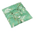 Sedák prošívaný na zahradu Zelená,Bílá 21/646