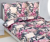 Povlečení bavlněné Růžová,Zelená 90/208