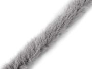 Všívací lemovka / lampas z umělé kožešiny šíře 20 mm METRÁŽ