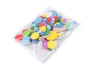 Pěnová guma Moosgummi kolečka - mix velikostí