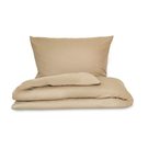 Saténové povlečení 1+2, 200x200, 70x90cm béžové