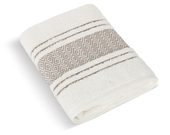 Froté ručník a osuška Mozaika Krémová 008