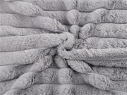 Kožešina s pruhy / imitace činčily METRÁŽ