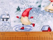 Vánoční bavlněná látka / plátno METRÁŽ