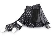 Pánské šle široké 3,5 cm délka 120 cm