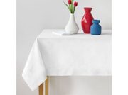 Levný ubrus BÍLÝ bavlněný 100 x 100 cm