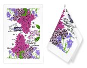 Kuchyňské utěrky - sada 2 kusů Růžová,Fialová 201 40x60 cm