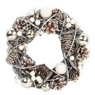 Věnec s dekoracemi malý P0588/1 - 24 cm