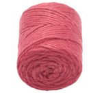 Jutový motouz - cívka Červená 2526/290 cívka 200g, cca 60 m, průměr 3.5 mm