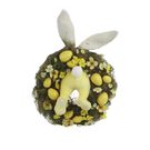 Velikonoční věnec se zajícem P2232 - dia 34 × 8 cm