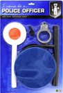 John Toy Policejní dětský herní set čepice s pouty a doplňky na kartě