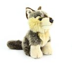 Plyšový vlk sedící 18 cm