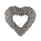 Dekorační věnec srdce P2195/1 - 29 cm