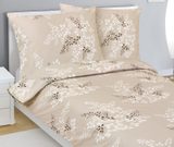 Povlečení bavlněné Kávová,Béžová 90/306