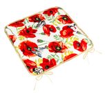 Sedák BERTA hladký Červená,Bílá,Zelená 34/612 40x40 cm