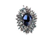 Brož s broušenými kamínky a kamenem