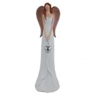 Dekorace anděl se srdíčkem X8175/5 - H 30CM