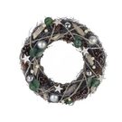 Vánoční věnec P2285 - 34 × 34 × 10 cm