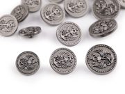 Kovový knoflík velikost 28"; 32"; 36" 5 kusů