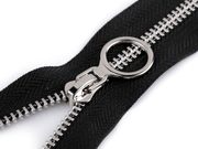 Kovový zip No 5 délka 70 cm s ozdobným jezdcem