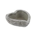 Cementový obal k osázení srdce X7067/1 - 16 x 18 x 6 cm