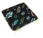 Sedák Adéla hladký Černá 34/236 40x40 cm