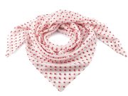 Šátek s puntíky 85x90 cm