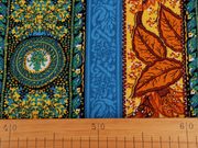 Bavlněná látka / plátno s řidší vazbou orientální METRÁŽ