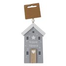 Domeček k zavěšení D7188-21 - 7×12×1.5 cm