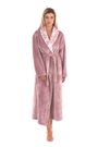 Flora Mauve Mist - Dámský Župan s Límcem - 25 56 4353