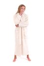 Dámský dlouhý hřejivý župan ALTA krémová 21 43 1151