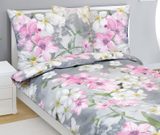Povlečení bavlněné Růžová,Šedá,Bílá 90/244