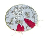 Sedák Adéla kulatý hladký Šarlatová,Šedá,Béžová 79/252