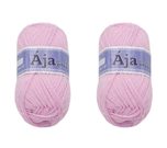 SET 2ks - Příze ÁJA Růžová 993 50g / 217 m